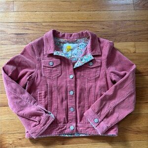 Boden girls corduroy jacket pink size‎ 11-12 yrs old